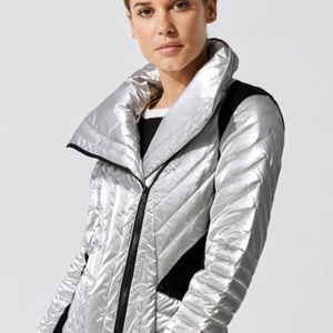 Bland Noir Motion Panel Puffer Coat NWT